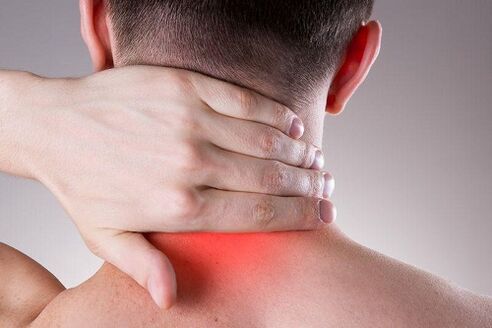 dolor de cuello con osteocondrosis